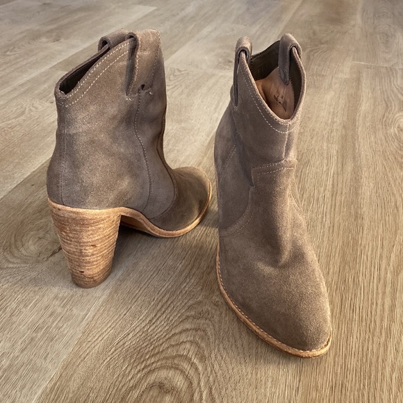 JOIE Suede Western Booties - Picture 1 of 11